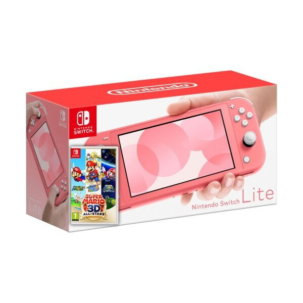 

Nintendo Switch Lite Coral + Игра Super Mario 3D All-Stars