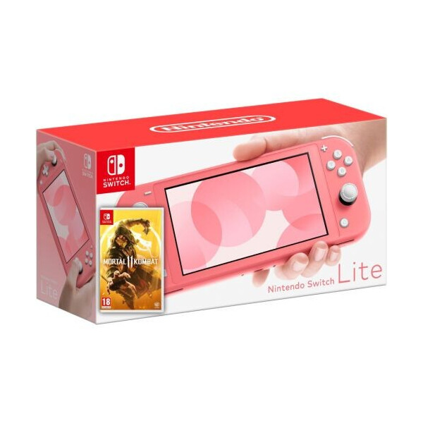 

Nintendo Switch Lite Coral + Игра Mortal Kombat 11 (русская версия)