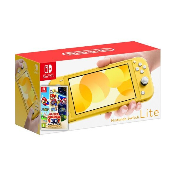 

Nintendo Switch Lite Yellow + Игра Super Mario 3D All-Stars