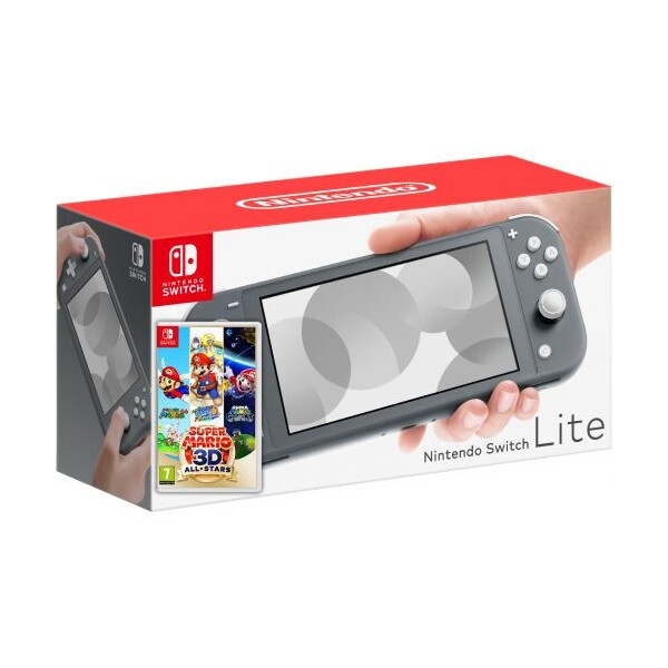 

Nintendo Switch Lite Gray + Игра Super Mario 3D All-Stars