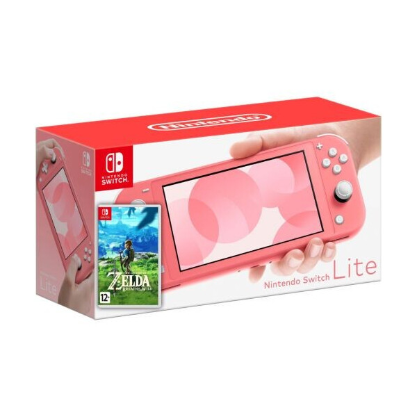 

Nintendo Switch Lite Coral + Игра The Legend of Zelda: Breath of the Wild (русская версия)