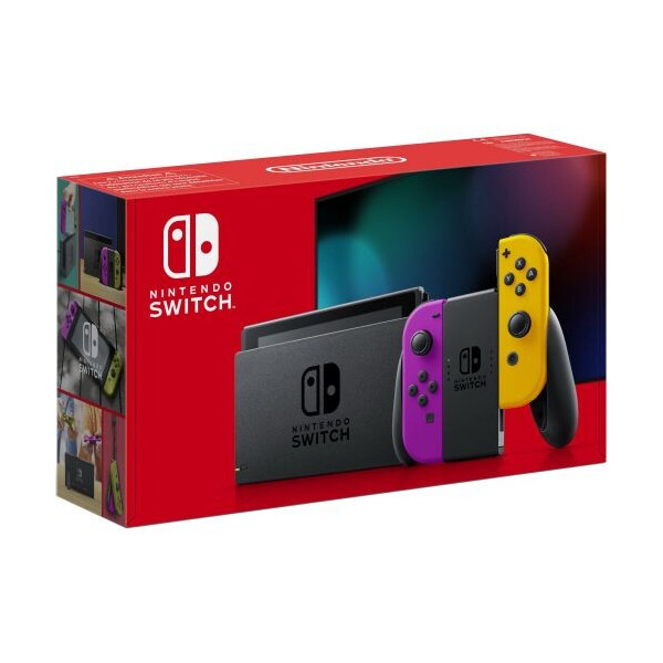 

Nintendo Switch Neon Purple-Orange (Upgraded version)