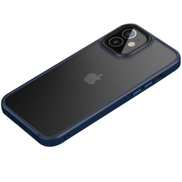 

TPU+PC чехол Metal Buttons для Apple iPhone 12 mini (5.4") Синий (is_00000039992_2)
