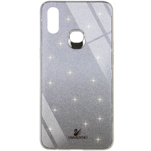 

TPU+Glass чехол Swarovski для Samsung Galaxy A10s Черный (is_00000033118_7)