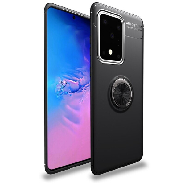 

Чехол Fiji Hold для Samsung Galaxy S20 Ultra (G988) бампер накладка с подставкой Black