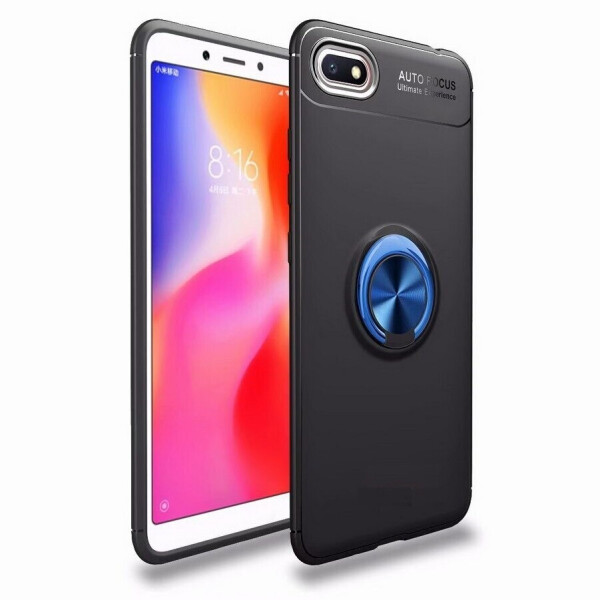 

Чехол Fiji Hold для Huawei Y5 2018 (DRA-L21) бампер накладка с подставкой Black-Blue