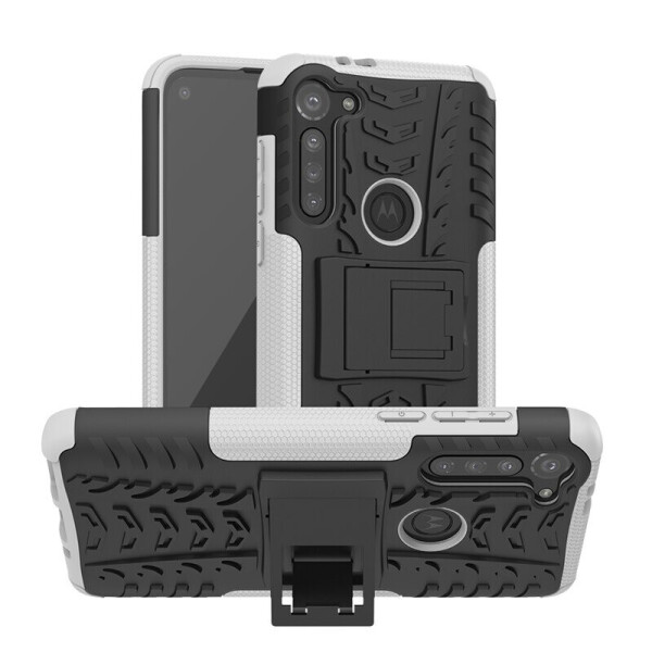 

Чехол Fiji Protect для Motorola Moto G8 Power противоударный бампер с подставкой белый