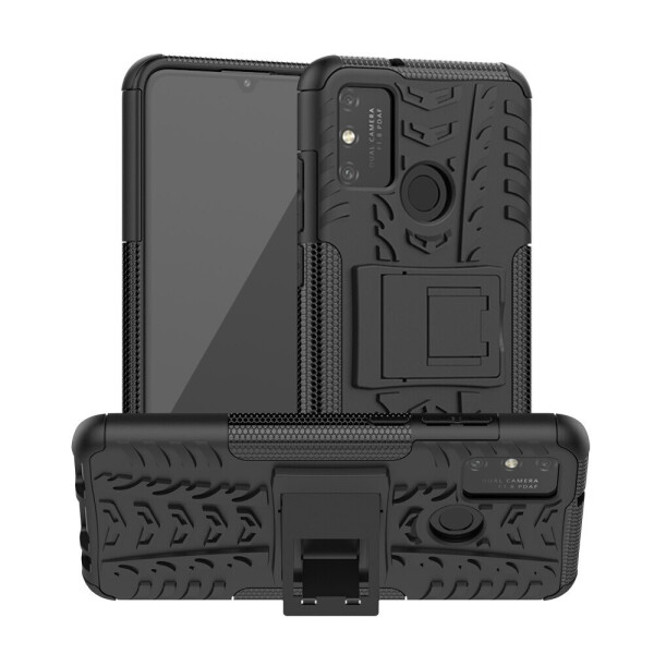 

Чехол Fiji Protect для Honor Play 9A противоударный бампер с подставкой черный