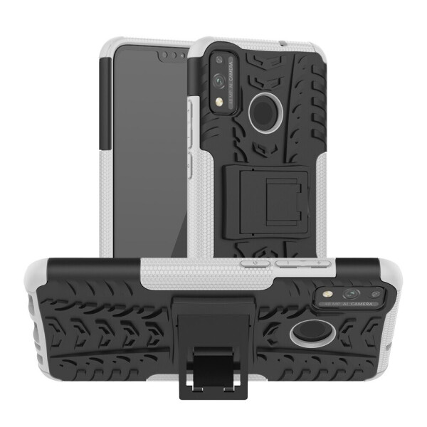 

Чехол Fiji Protect для Honor 9X Lite противоударный бампер с подставкой белый