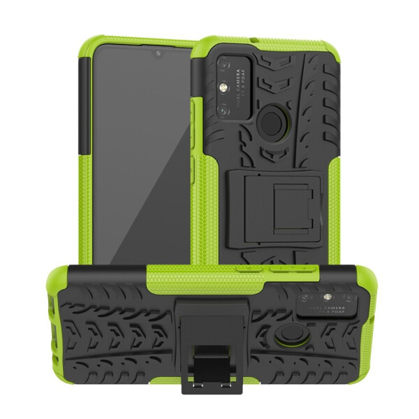 

Чехол Fiji Protect для Honor Play 9A противоударный бампер с подставкой салатовый
