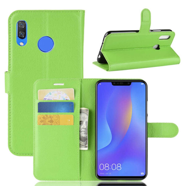 

Чехол Fiji Luxury для Huawei P Smart Plus / Nova 3i (INE-LX1) книжка зеленый