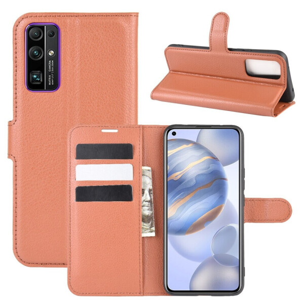 

Чехол Fiji Luxury для Honor 30 Pro / 30 Pro Plus книжка коричневый