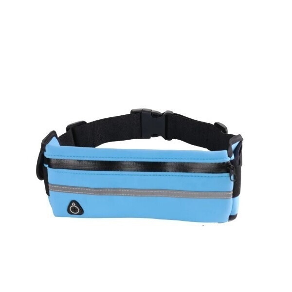 

Сумка для бега на пояс RunningBag влагостойкая Голубая (735229443)