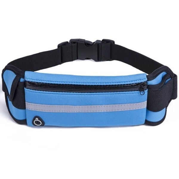 

Сумка для бега Спортивная сумка на пояс RunningBag Влагостойкая Blue (361571)