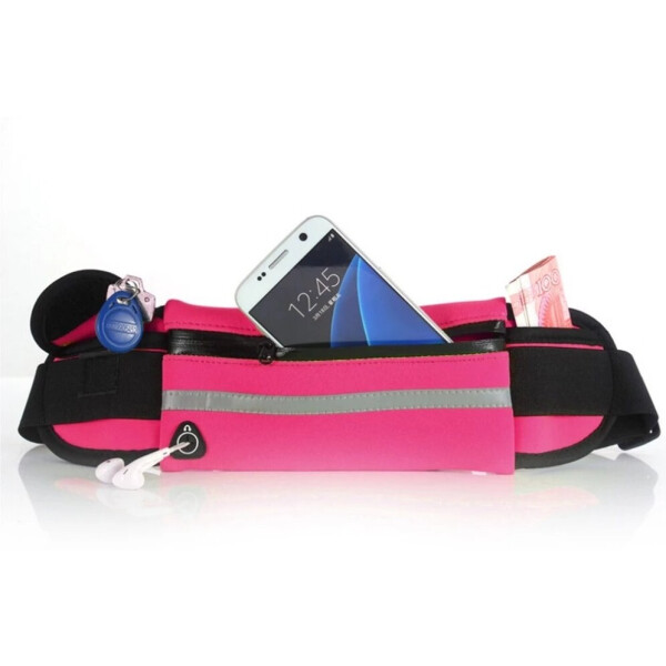 

Сумка для бега Спортивная сумка на пояс RunningBag Влагостойкая Pink (361572)