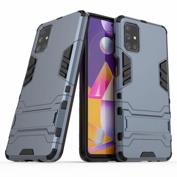 

Чехол Fiji Hybrid для Samsung Galaxy M31s (M317) бампер с подставкой темно-синий