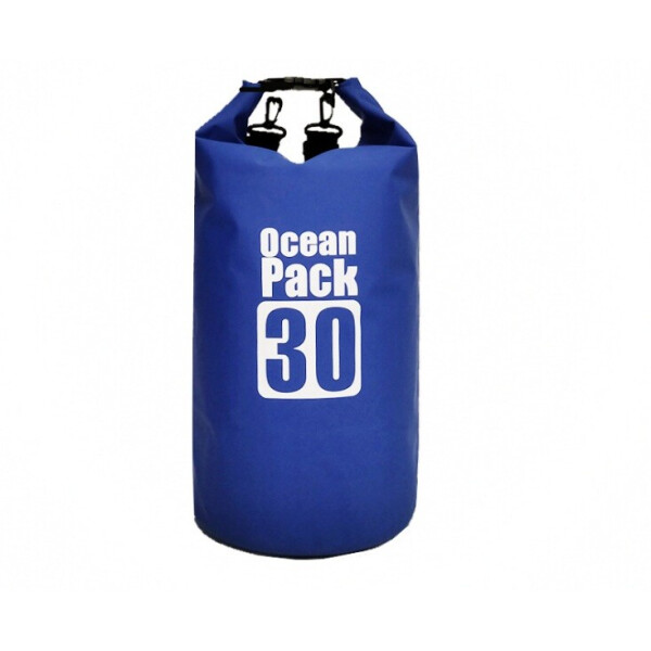 

Водонепроницаемая сумка рюкзак гермомешок с шлейкой на плечо Ocean Pack 30 л Blue (57885441)