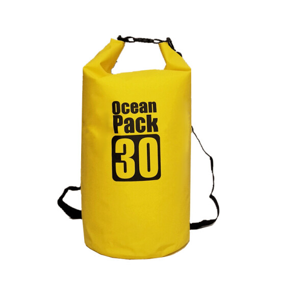 

Водонепроницаемая сумка рюкзак гермомешок с шлейкой на плечо Ocean Pack 30 л Yellow (553582153120)