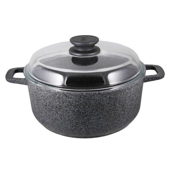 

Кастрюля БИОЛ Granite Gray с крышкой, индукция 4 л (K404IC)