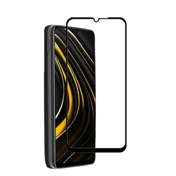 

Защитное стекло LUX для Xiaomi Poco M3 Full Сover черный 0,3 мм в упаковке