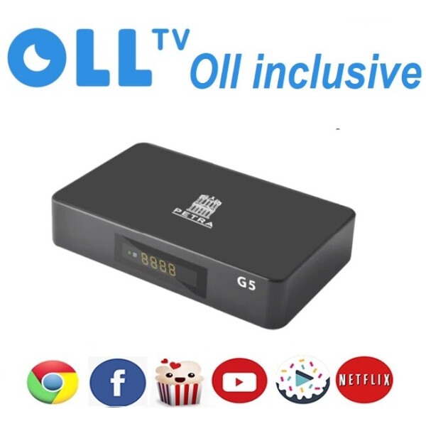 

Смарт TV BOX 5G с Пакетом OLL TV Oll inclusive 6 месяцев + Popcorn Netflix Android приставка 4K Petra 5G