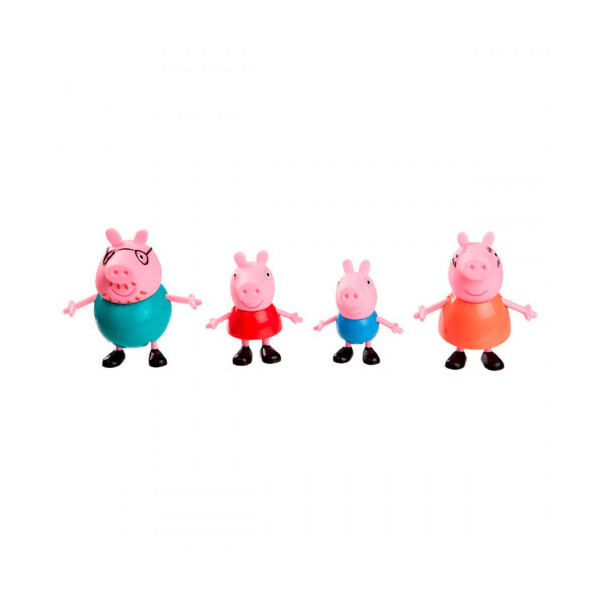 

Набор фигурок Peppa - БОЛЬШАЯ СЕМЬЯ ПЕППЫ S2 (Мама, Папа, Пеппа и Джордж) (92610)