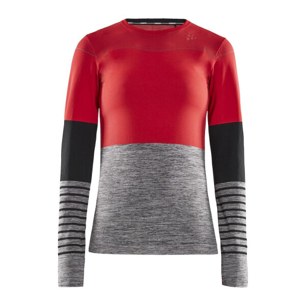 

Термофутболка Craft Fuseknit Comfort Blocked RN LS Woman размер S цвет 481975 (1907879)