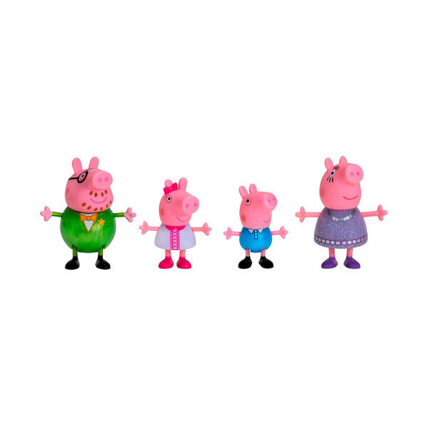 

Набор фигурок Peppa - БОЛЬШАЯ СЕМЬЯ ПЕППЫ, ПРАЗДНИК (Мама, Папа, Пеппа и Джордж) (PEP0770)