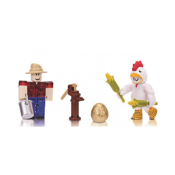 

Игровая коллекционная фигурка Jazwares Roblox Game Packs Chicken Simulator, набор 2 шт. (10743R)
