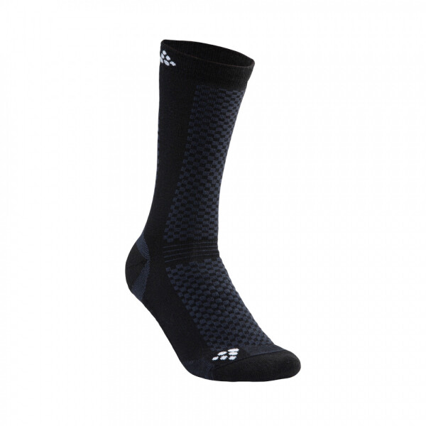 

Термоноски Craft Warm Mid 2-Pack Sock размер 43-45 цвет 999900 (1905544)