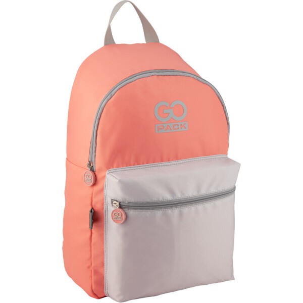 

Рюкзак GoPack Сity 159-2 персиковый, серый (GO20-159L-2)