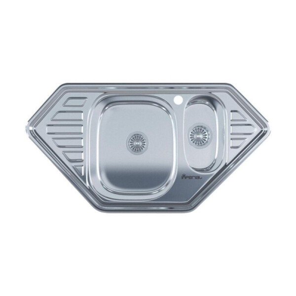 Кухонная мойка Imperial 9550-С Decor с доп чашей IMP9550СDECD, Décor