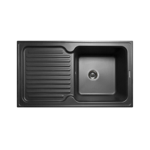 

Кухонная мойка гранитная Miraggio Orlean black 861x496x210 00208907, Черный