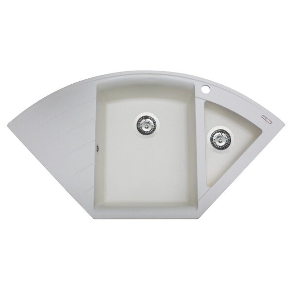 

Кухонная мойка гранитная Miraggio Europe white 1100x575x205 00207602, Белый