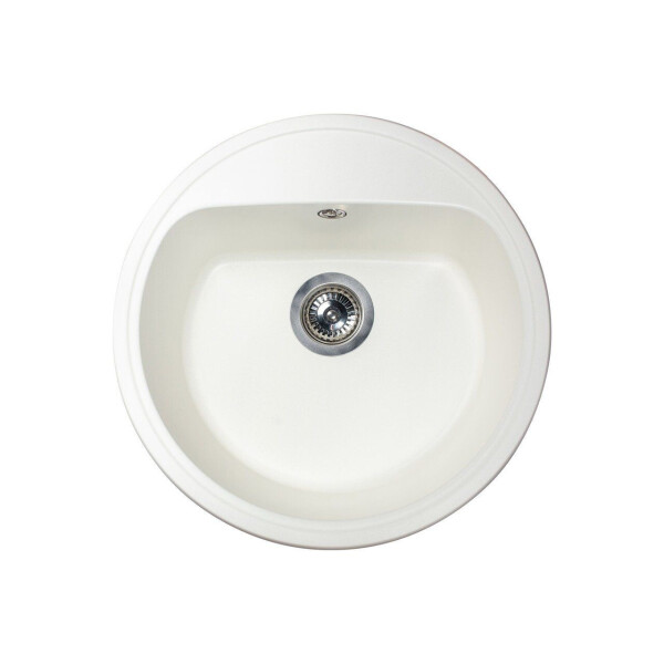 

Кухонная мойка гранитная Miraggio Malibu white 516x516x220 00208502, Белый