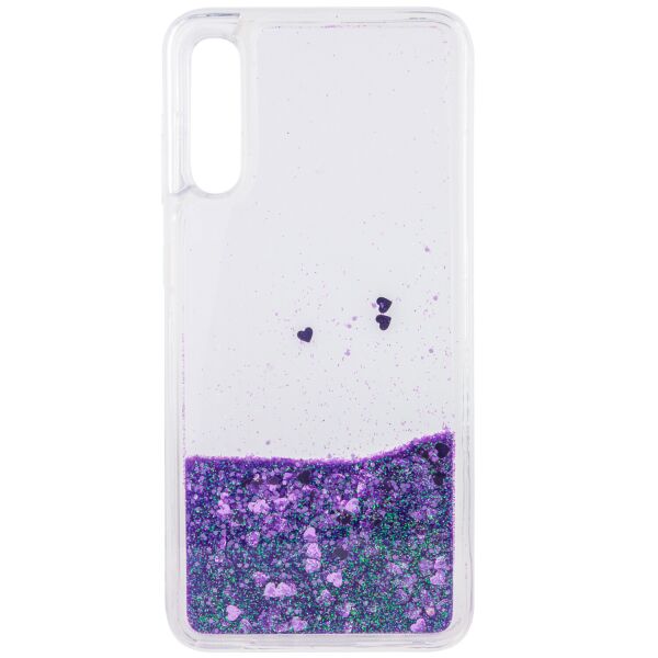 

TPU чехол Liquid hearts для Samsung Galaxy A50 (A505F) / A50s / A30s Фиолетовый (is_00000030610_3)