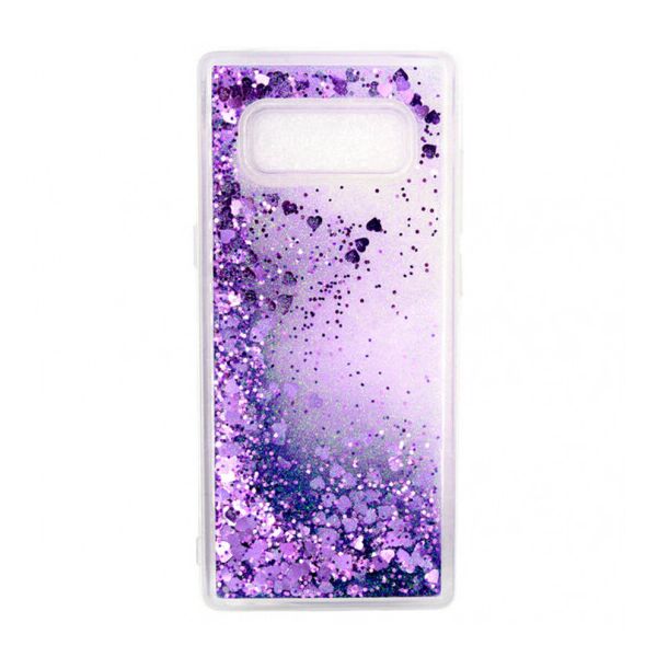 

TPU чехол Liquid hearts для Samsung G955 Galaxy S8 Plus Фиолетовый (is_00000027024_3)