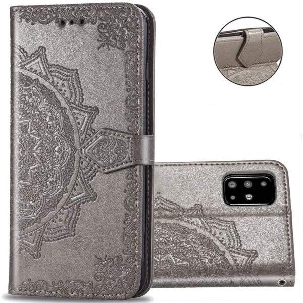 

Кожаный чехол (книжка) Art Case с визитницей для Samsung Galaxy A51 Серый (is_00000034333_3)