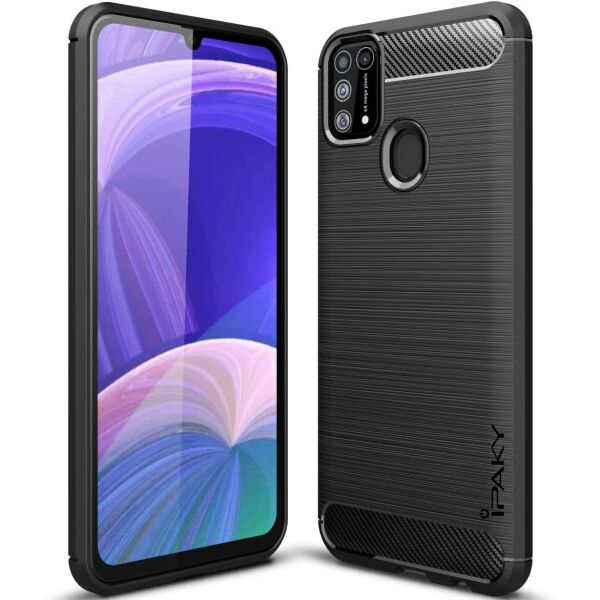 

TPU чехол iPaky Slim Series для Samsung Galaxy M31 Черный (is_00000035371_3)