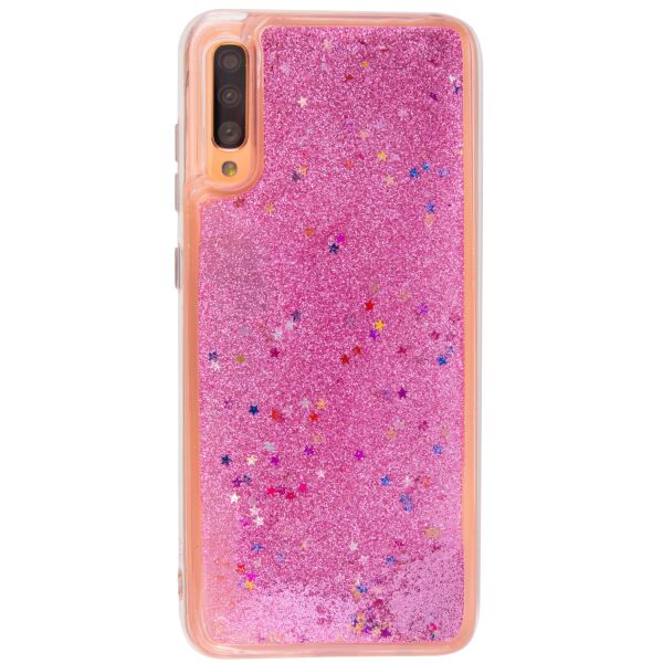 

TPU чехол Liquid hearts для Samsung Galaxy A70 (A705F) Розовый (is_00000030611_2)