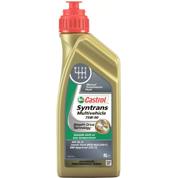 

Castrol Syntrans Multivehicle 75W-90 GL-4 трансмиссионное масло, 1 л