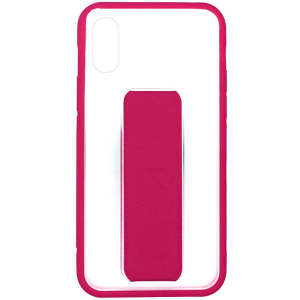 

Чехол TPU+PC Hand holder для Apple iPhone X / XS (5.8'') Малиновый (156687)
