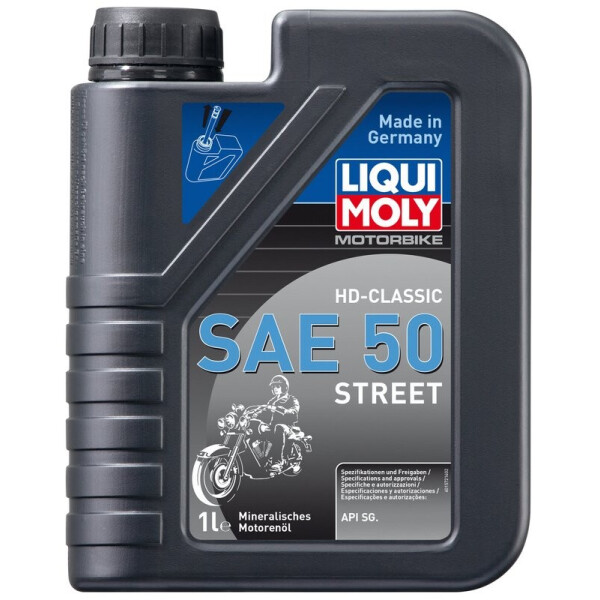 

Liqui Moly Street HD-Classic 4T SAE 50 Моторное масло для мототехники, 1 л