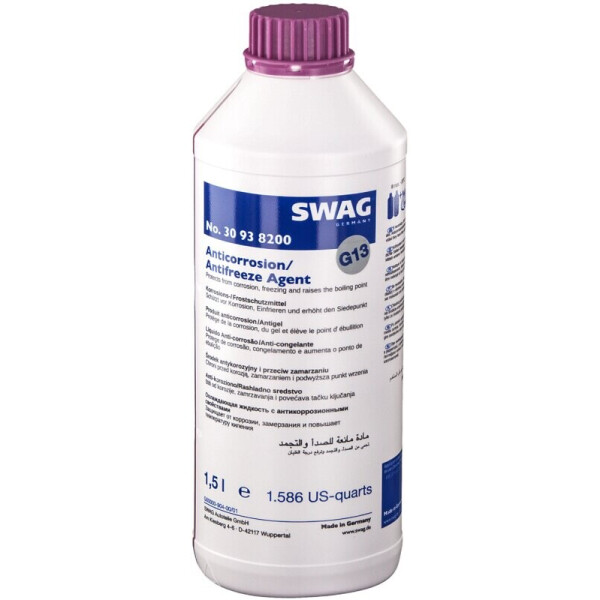 

Swag 30938200 Antifreeze Agent (G13) конц. антифриза сиреневый, 1,5 л