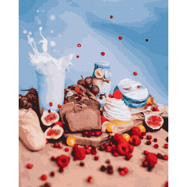 

Картина по номерам. BrushmeПолезный завтрак GX25400