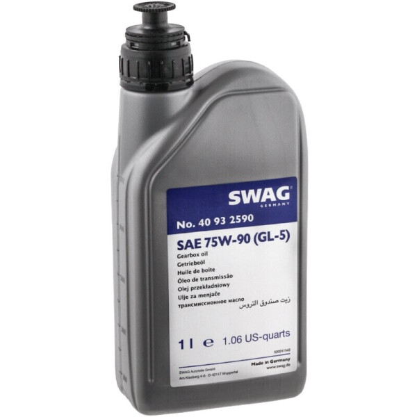 

Swag 40932590 SAE 75W-90 (GL-5) трансмиссионное масло, 1 л