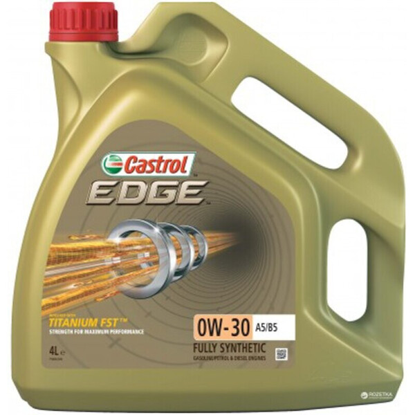 

Castrol Edge 0W-30 A5/B5 синтетическое моторное масло, 4 л