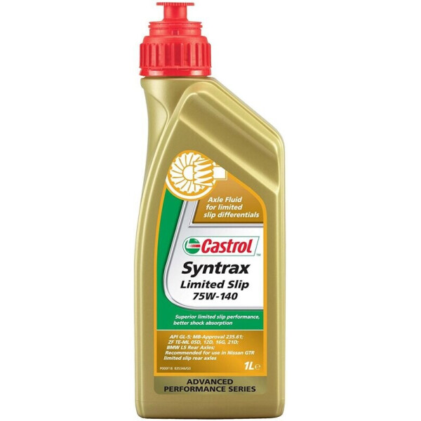 

Трансмиссионное масло Castrol Syntrax Limited Slip 75W-140 GL-5 для мостов и дифференциалов, 1 л