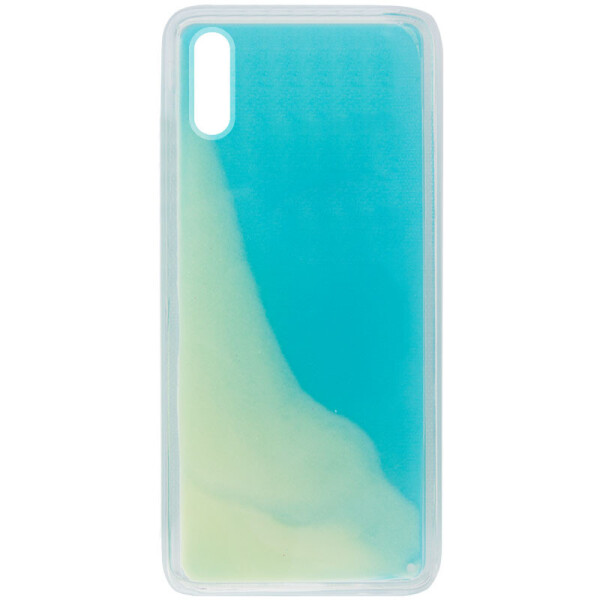

Неоновый чехол Neon Sand glow in the dark для Xiaomi Redmi 9A Голубой (149166)