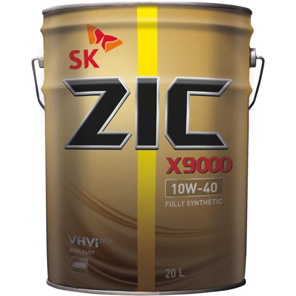 

ZIC X9000 10W-40 дизельное моторное масло, 20 л